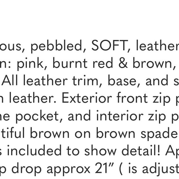 Kate Spade Red and Pink Leaf Crossbody Bag - Picture 9 of 9